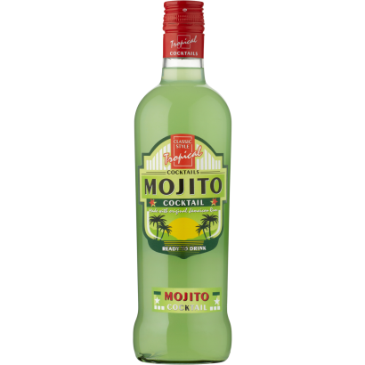 Tropical Classic Style Mojito Cocktail Alacsony alkoholtartalmú ital 7% 0,7 l