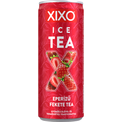 XIXO Ice Tea eperízű jegestea gyümölcslével és természetes teakivonattal 250 ml