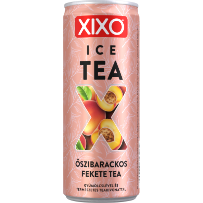 XIXO Ice Tea őszibarackos jegestea gyümölcslével és természetes teakivonattal 250 ml