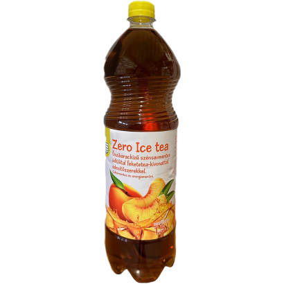 Auchan Tipp Ice tea őszibarack ízű üdítőital 1,5 l feketetea- kivonattal, édesítőszerekkel