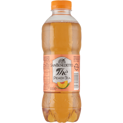 San Benedetto barackos ice tea ízű alkoholmentes üdítőital cukorral és édesítőszerekkel 0,5 l
