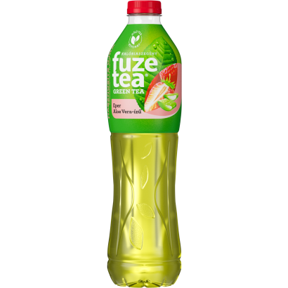 Fuze Tea szénsavmentes eper-aloe vera-ízű üdítőital zöld tea kivonattal 1,5 l