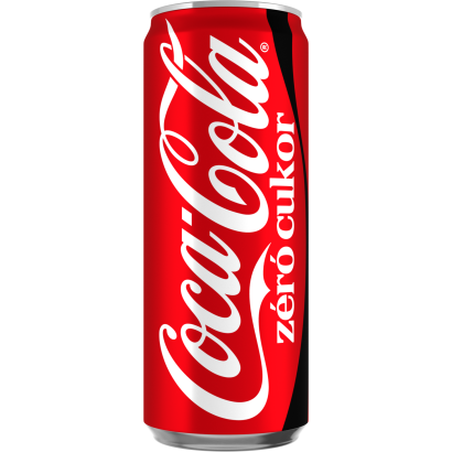 Coca-Cola zéró cukor colaízű energiamentes szénsavas üdítőital édesítőszerekkel 330 ml