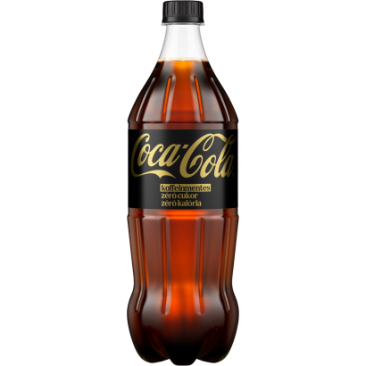 Coca-Cola Zero koffeinmentes, energiamentes szénsavas üdítőital édesítőszerekkel 1 l