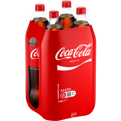 Coca-Cola colaízű szénsavas üdítőital 4 x 1,75 l