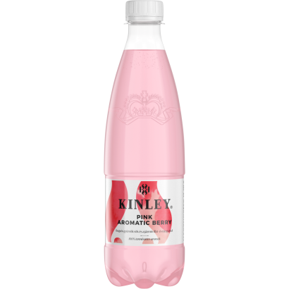 Kinley Pink Aromatic Berry szénsavas, vegyes bogyós gyümölcsízű üdítőital 500 ml