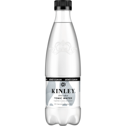 Kinley Tonic Water Zéró cukor energiamentes szénsavas üdítőital édesítőszerekkel 500 ml