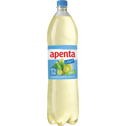 Apenta Light energiamentes szőlő üdítőital enyhén szénsavas ásványvízzel, édesítőszerekkel 1,5 l