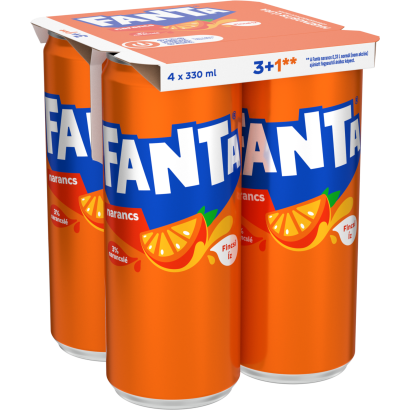 Fanta szénsavas narancsízű üdítőital 4 x 330 ml