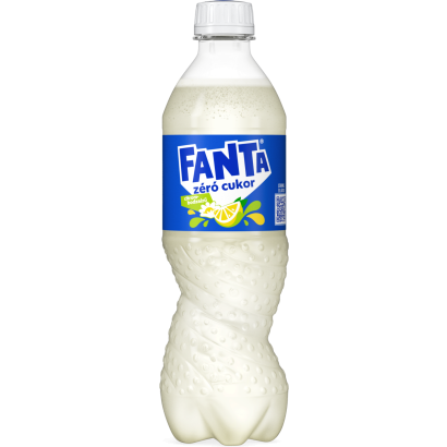 Fanta zéró cukor citrom- és bodzaízű energiamentes szénsavas üdítőital édesítőszerekkel 500 ml