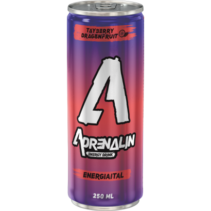 Adrenalin Szedermálna-sárkánygyümölcs ízű szénsavas energiaital 0,25L
