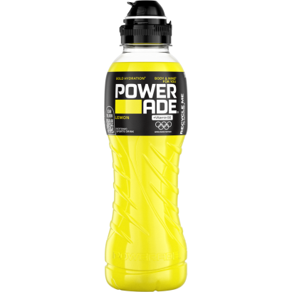 Powerade Lemon szénsavmentes, citromízű izotóniás sportital cukorral és édesítőszerekkel 500 ml