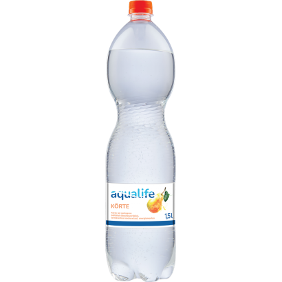 Aqualife energiamentes körteízű szénsavas üdítőital édesítőszerekkel természetes ásványvízzel 1,5 l