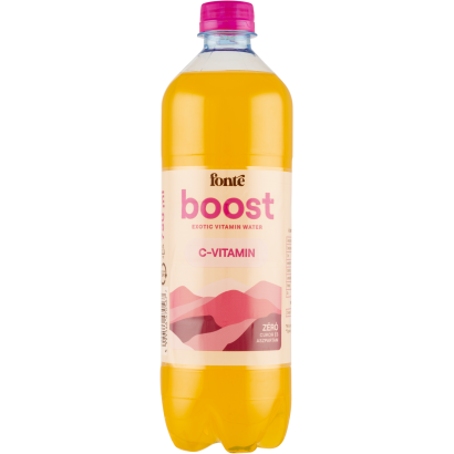 Fonte Boost egzotikus ízű szénsavmentes, energia- és cukormentes üdítőital édesítőszerekkel 750 ml