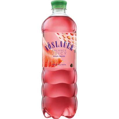 Vöslauer Balance Juicy eper-bors ízű természetes ásványvíz alapú szénsavas üdítőital 0,75 l