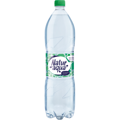 NaturAqua szén-dioxiddal enyhén dúsított természetes ásványvíz 1,5 l