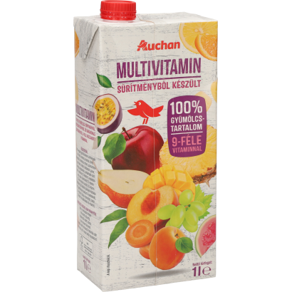 Auchan Kedvenc multivitamin 100% 1 l