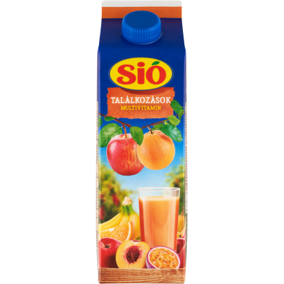 Sió Találkozások rostos multivitamin vegyes gyümölcsital 1 l