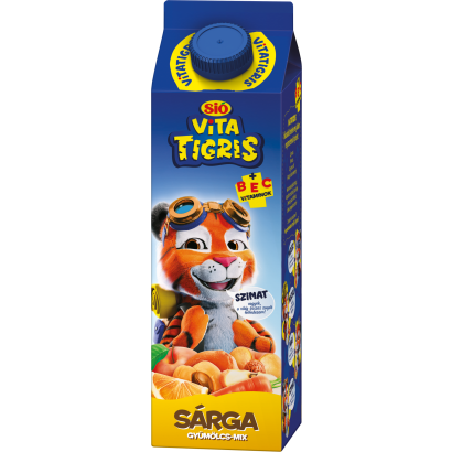 Sió Vitatigris sárga gyümölcs-mix vegyes gyümölcsital 1 l
