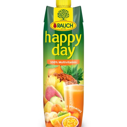 Rauch Happy Day 100% multivitamin vegyes gyümölcslé sűrítményből 1 l