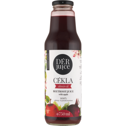 DÉR Juice 100% cékla almával zöldség- és gyümölcslé 750 ml