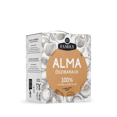 Dér juice almalé őszibarackkal 100% 3 l