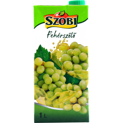 Szobi szűrt-fehérszőlő ital cukorral és édesítőszerekkel 1 l