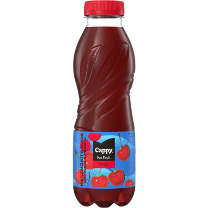 Cappy Ice Fruit Meggy szénsavmentes üdítőital meggylé sűrítményből cukorral, édesítőszerekkel 500 ml