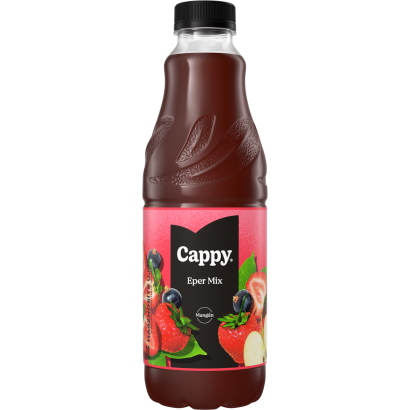 Cappy Eper mix gyümölcsital gyümölcslével és gyümölcspürével cukorral és édesítőszerekkel 1 l