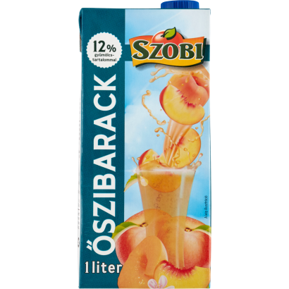 Szobi rostos őszibarack ital cukorral és édesítőszerekkel 1 l