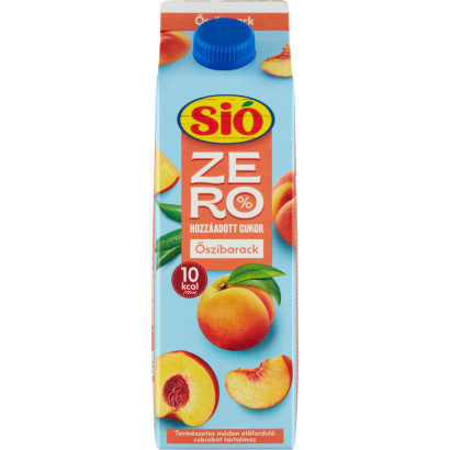 Sió Zero hozzáadott cukor őszibarack gyümölcsital 1 l