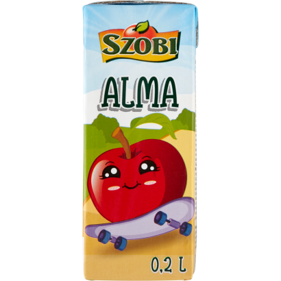 Szobi szűrt almaital cukorral és édesítőszerekkel 0,2 l