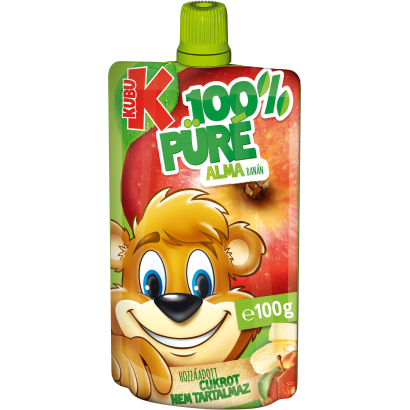 Kubu 100% alma-banán püré C-vitaminnal 100 g
