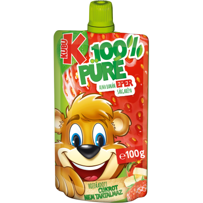 Kubu alma-banán-eper-sárgarépa püré 100 g