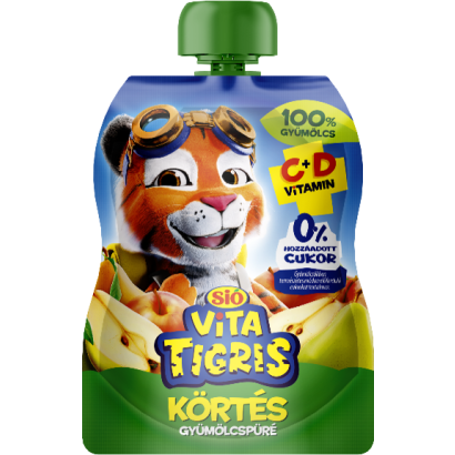 Sió Vitatigris alma-körte-szőlő gyümölcspüré 90 g