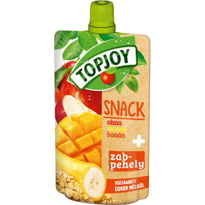 Topjoy Snack rostos alma-mangó-banán püré zabpehellyel 100 g