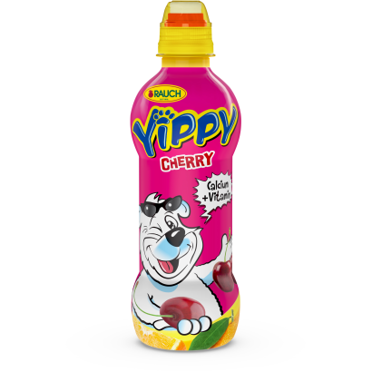 Rauch Yippy Cherry vegyes gyümölcsital 5 vitaminnal és kalciummal 330 ml