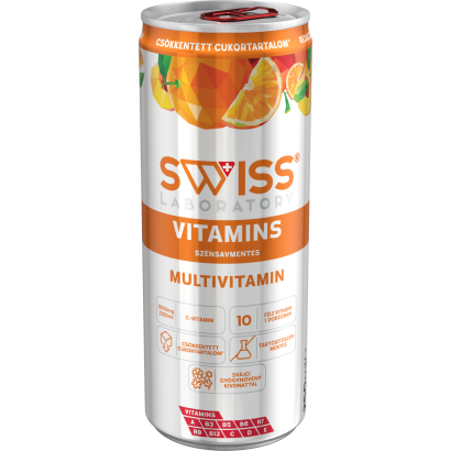 Swiss Laboratory Vitamins multivitamin szénsavmentes ital svájci gyógynövény kivonattal 250 ml