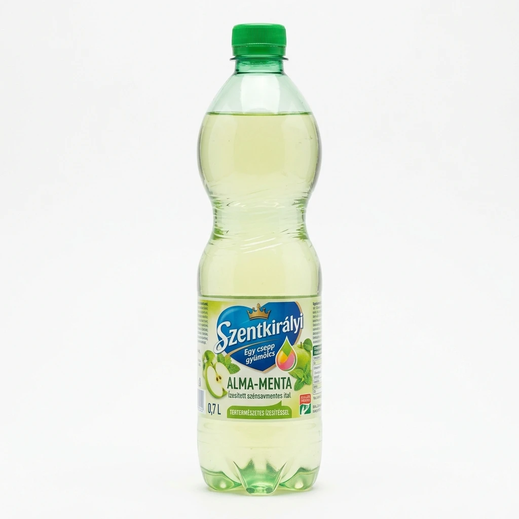 Szentkirályi Egy csepp gyümölcs alma-menta 0,7 l