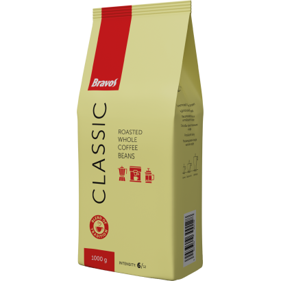 Bravos Classic pörkölt szemes kávé 1000 g