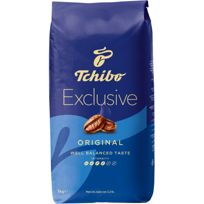 Tchibo Exclusive szemes, pörkölt kávé 1000 g