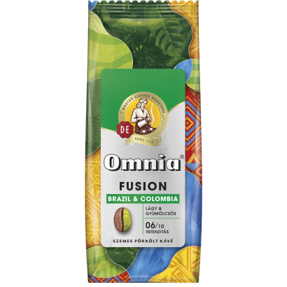 Omnia Fusion Brazil & Colombia szemes kávé 900 g