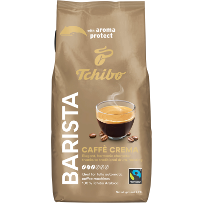 Tchibo Barista Caffe Crema szemes, pörkölt kávé 1000 g