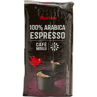 Auchan Kedvenc Őrölt kávé Espresso  100% Arabica 250 g