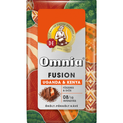 Omnia Fusion Uganda & Kenya fűszeres & diós őrölt-pörkölt kávé 225 g