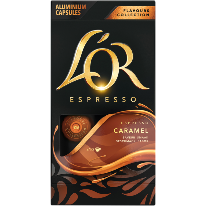 L'OR Espresso karamellízű őrölt-pörkölt kávé kapszulában 10 db 52 g