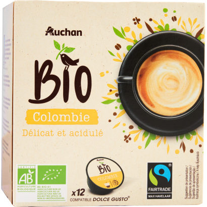 Auchan Collection Columbia Bio kapszula DG kompatibilis 12 db Intenzitás: 5/12
