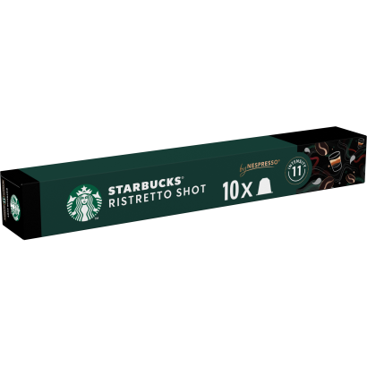 Starbucks by Nespresso Ristretto Shot őrölt pörkölt kávé 10 kapszula 57 g