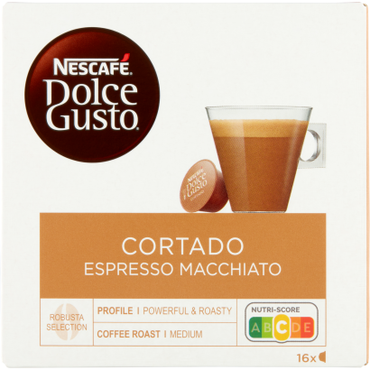 NESCAFÉ Dolce Gusto Cortado Espresso Macchiato tejes kávékapszula 16 db 100,8 g