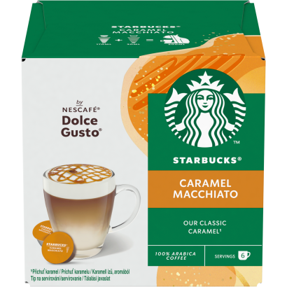 Starbucks by Nescafé Dolce Gusto Caramel Macchiato tej- és kávékapszula 12 db/6 csésze 127,8 g